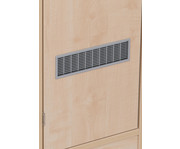 Flexeo® Garderoben Eckschrank Armadio 1 Tür mit Fachboden Höhe 130 4 cm 5