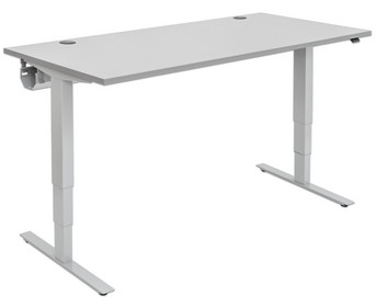 Flexeo® Schreibtisch höhenverstellbar B x T: 160 x 80 cm