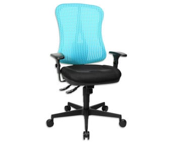 Topstar Bürostuhl Point mit Netz Rückenlehne und Armlehnen