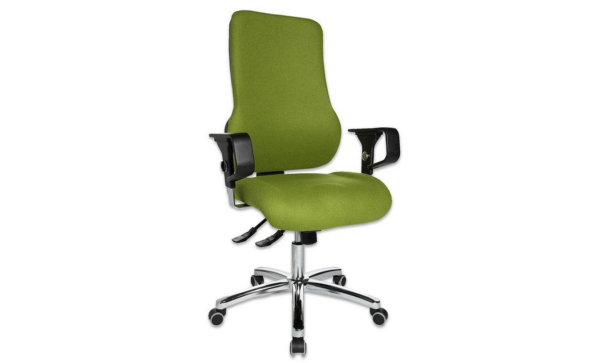 Bürostuhl „look & ergo“ mit Hartbodenrollen