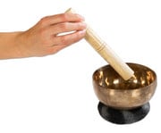 Klangschale handgearbeitet 2