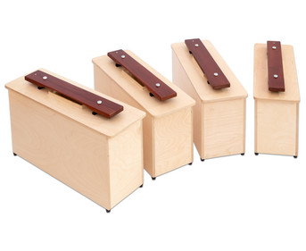 Betzold Musik Kontrabass Klangbausteine (C/D/E/F) 4 Stück