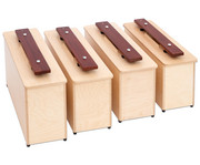 Betzold Musik Kontrabass Klangbausteine (C/D/E/F) 4 Stück 4