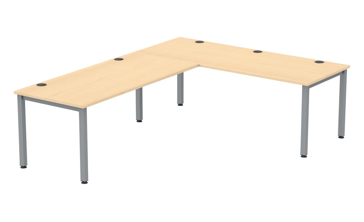 Flexeo® Schreibtisch (Breite 200 cm) mit Anbau