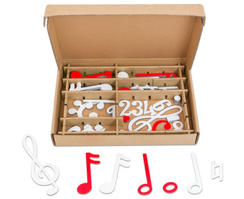 Betzold Magnetischer Notensatz weiss/rot