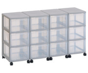 Flexeo® Container System 4 Reihen 12 grosse Boxen 1