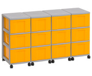 Flexeo® Container System 4 Reihen 12 grosse Boxen 2