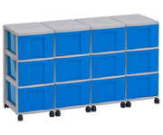 Flexeo® Container System 4 Reihen 12 grosse Boxen 4
