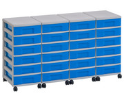 Flexeo® Container System 4 Reihen 24 kleine Boxen 4