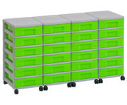 Flexeo® Container System 4 Reihen 24 kleine Boxen 5