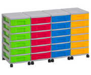 Flexeo® Container System 4 Reihen 24 kleine Boxen 6