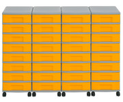 Flexeo® Container System 4 Reihen 32 kleine Boxen 6