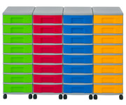 Flexeo® Container System 4 Reihen 32 kleine Boxen 7