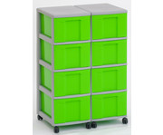Flexeo® Container System 2 Reihen 8 grosse Boxen 6
