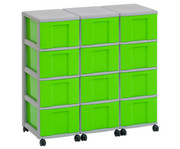 Flexeo® Container System 3 Reihen 12 grosse Boxen 3