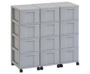 Flexeo® Container System 3 Reihen 12 grosse Boxen 7