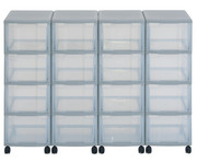 Flexeo® Container System 4 Reihen 16 grosse Boxen 1