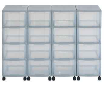 Flexeo® Container System 4 Reihen 16 grosse Boxen