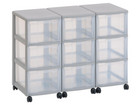 Flexeo® Container System 3 Reihen 9 grosse Boxen