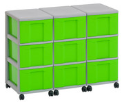 Flexeo® Container System 3 Reihen 9 grosse Boxen 3