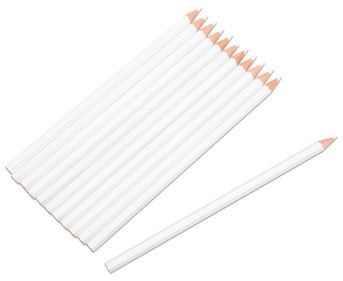 12 weisse Aquarellstifte