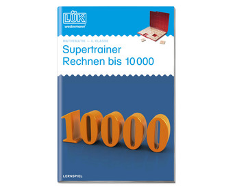 LÜK Supertrainer rechnen bis 10 000 4 Klasse