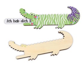 Betzold Lesekroko „Spucks-Aus“, blanko