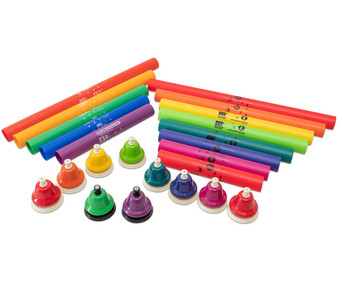 Betzold Set: Boomwhackers® + Schlagglocken