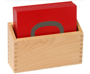 Betzold Fühl und Tastplatten Ziffern in Holzbox 1