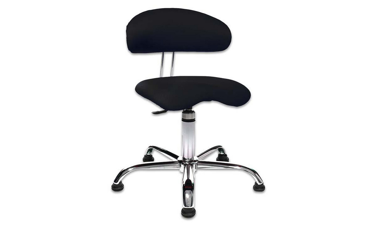 FLEXness Drehstuhl 40, feststehende Gleiter, Sitzhöhe 43 - 51 cm