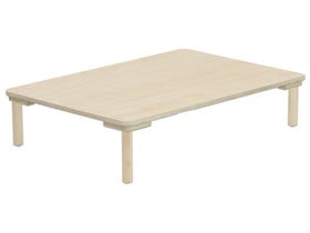 Betzold Bodentisch Rechteck, T x B 80 x 120 cm, Höhe 25 cm