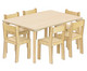 Betzold Rechteck Tisch T x B 80 x 120 cm Höhe 40 cm 2