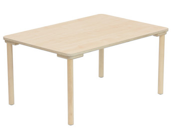 Betzold Rechteck Tisch T x B 80 x 120 cm Höhe 52 cm