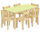 Betzold Rechteck Tisch T x B 60 x 120 cm Höhe 40 cm 2
