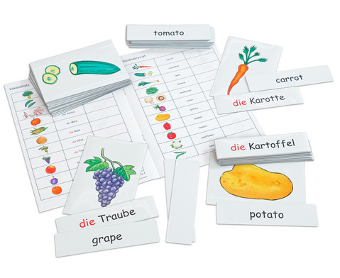 Betzold Flash Cards - Obst-Gemuese