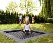 EUROTRAMP Kids Tramp Playground mit Fallschutzplatten 1