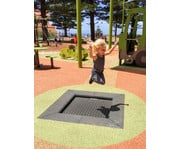 EUROTRAMP Kids Tramp Playground mit Fallschutzplatten 2