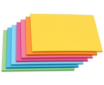 Tonpapier 130 g/m² 50 x 70 cm 70 Bogen 7 Farben