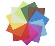 folia Origami Faltpapier 70 g/m² 500 Blatt 10 Farben 6