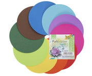 folia Origami Faltpapier rund 70 g/m² 500 Blatt 10 Farben 4