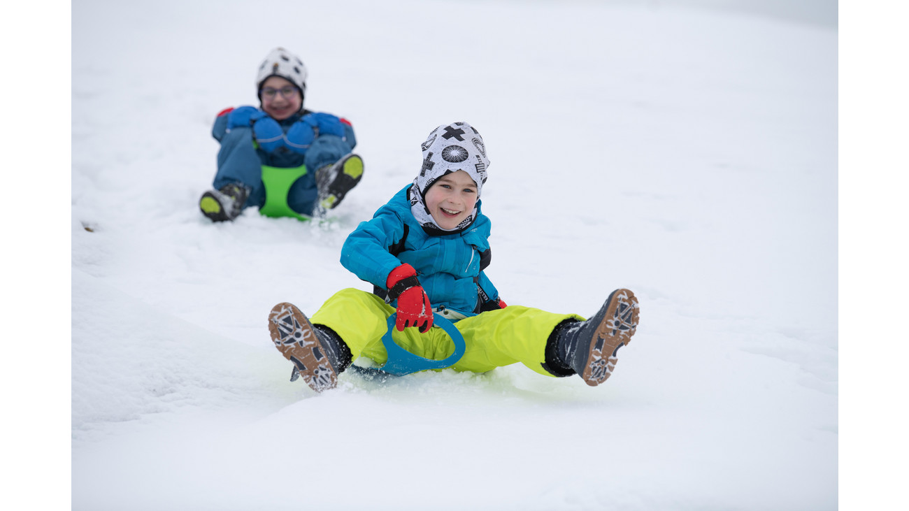 Outdoor Kinder Schlitten Schnee Snow Gleiter Rutsch Fahrzeug Baby