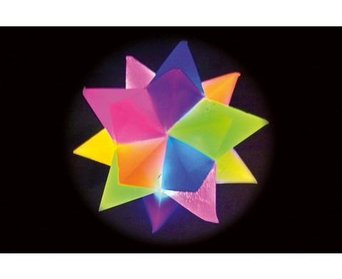 Flummi Leucht-Kristall-Stern 2 Stueck