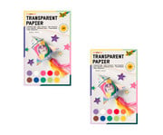folia Transparentpapier 42 g/m² 23 x 30 cm 20 Blatt 10 Farben 1