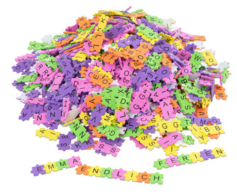 Puzzle Moosgummibuchstaben
