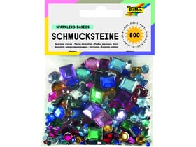 800 Deko-Steine in versch. Farben und Formen