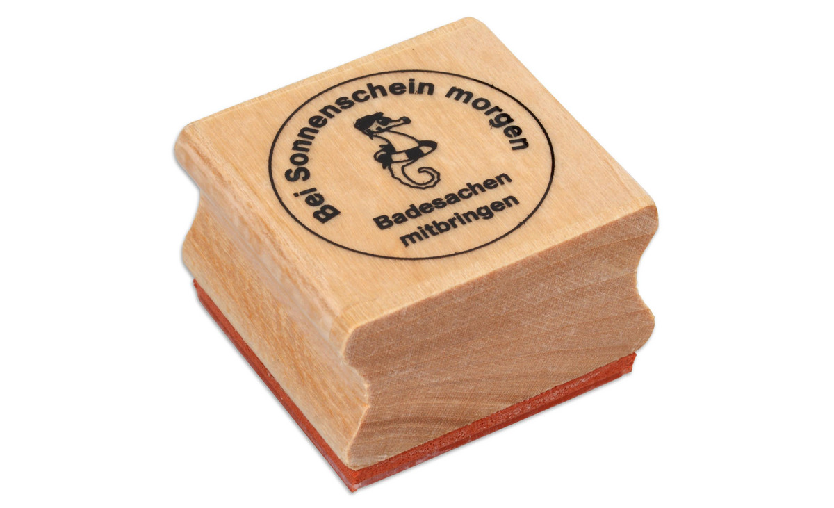Betzold Stempel „Badesachen mitbringen“, 5 Stück