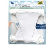 folia Blanko Wimpelketten zum Selbstgestalten 2 Stück 1