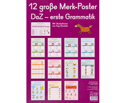 12 grosse Merk Poster DaZ erste Grammatik 1