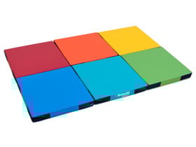 Betzold Sport Regenbogen-Matten-Set, 6-teilig