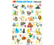 Betzold ABC Poster mit Tieren 1
